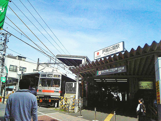 現在の東急大井町線戸越公園駅