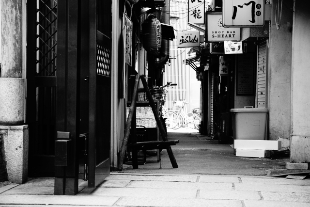 蜆川跡（曽根崎川跡）