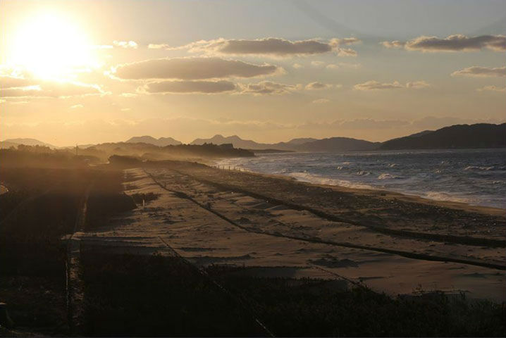 【海の中道】夕日